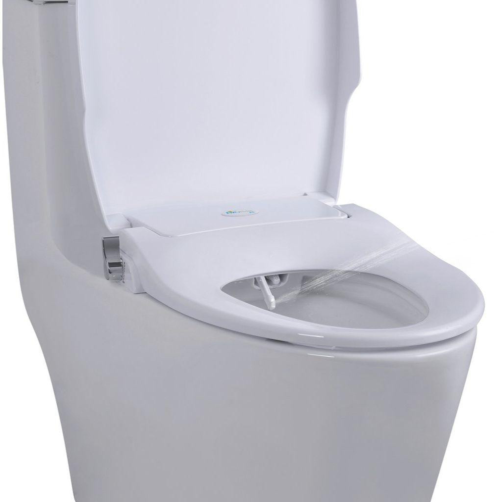 Bio Bidet Slim Zero Bidet Toilet Seat, Elongated, on sale White