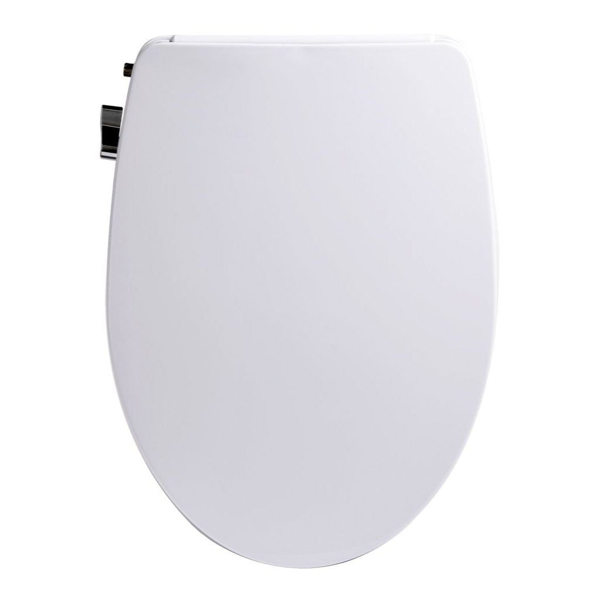 Elongated LED Light Electric Bidet Toilet Seat Heated Toilet Seat with Warm  Air Dryer and Night Light