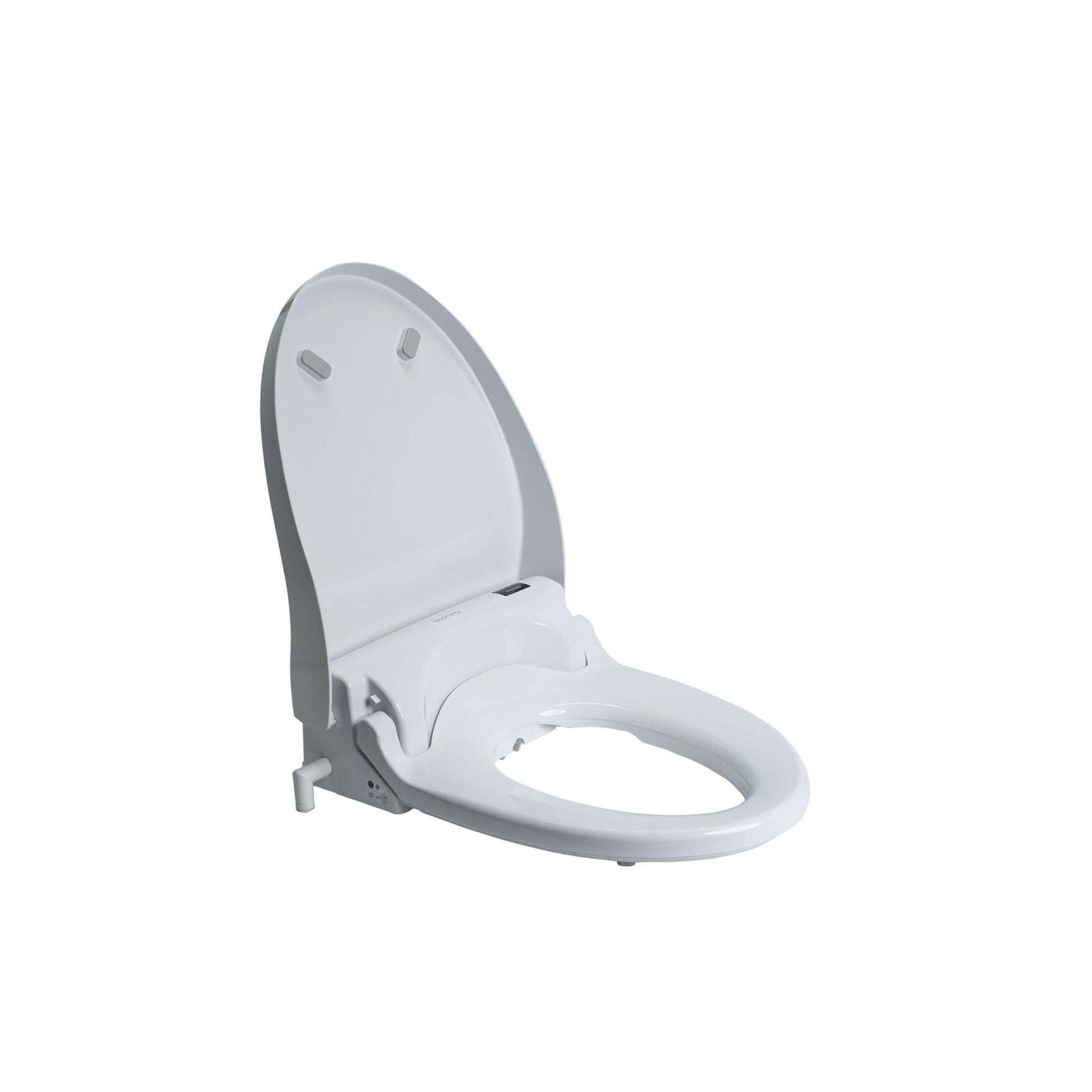 Blooming NB-R1570-EW White Hybrid Heating System Elongated Bidet Seat With Remote Control and Self-Opening Sittable Lid