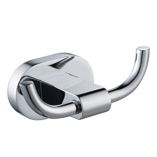 Blossom 300 Series 4" x 2" Chrome Brass Robe Hook With Oval Mount Post