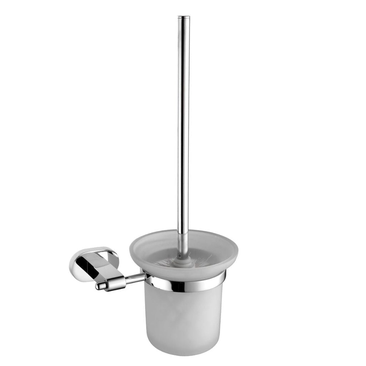 Blossom 300 Series 7" x 14" Chrome Brass Toilet Brush Holder