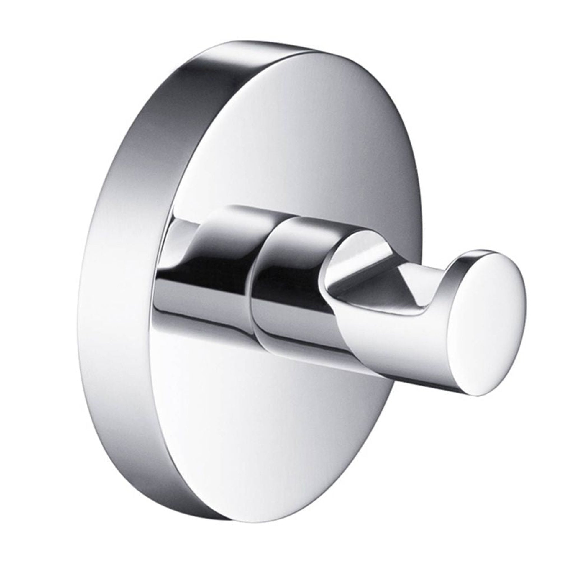 Blossom 500 Series 3" x 2" Chrome Brass Robe Hook With Round Mount Post