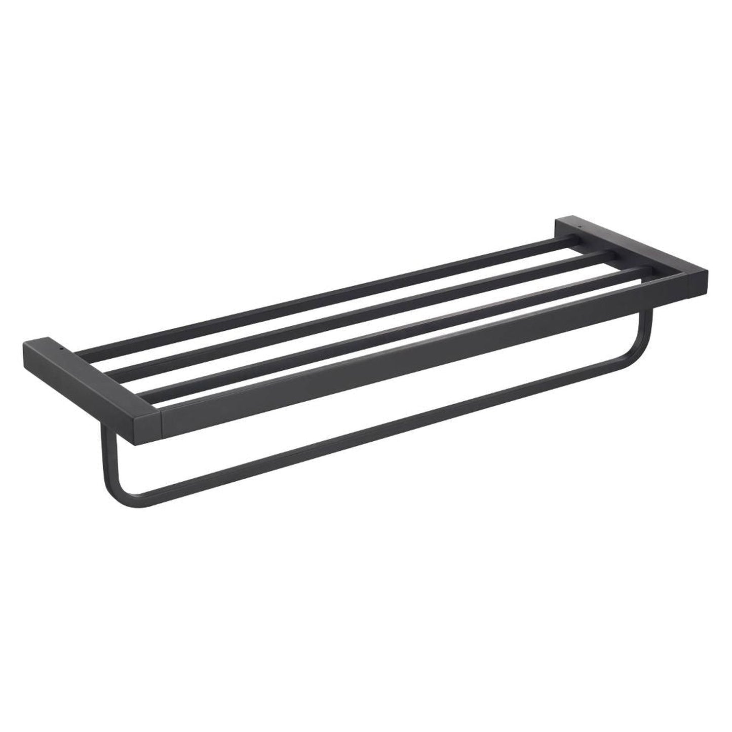 Blossom 600 Series 25" x 5" Matte Black Brass Towel Rack