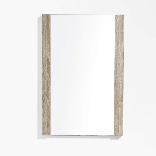 Blossom Barcelona 24" x 32" Cart Oak Wall-Mounted Rectangle Mirror