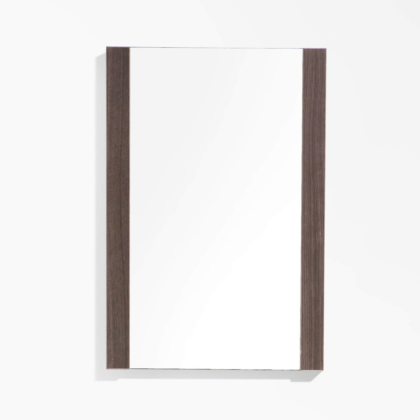 Blossom Barcelona 24" x 32" Gray Oak Wall-Mounted Rectangle Mirror