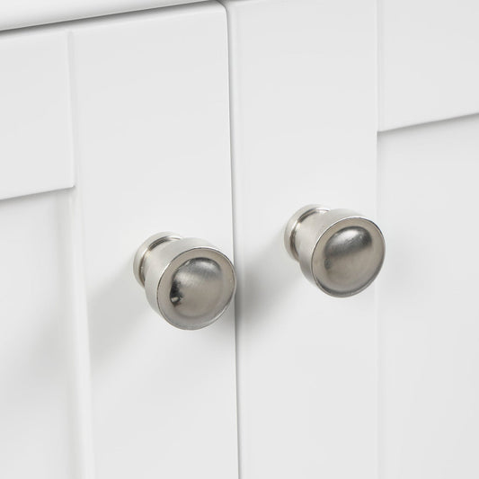 Blossom Copenhagen Brusheded Nickel Handles and Knobs for 48" Vanity Base