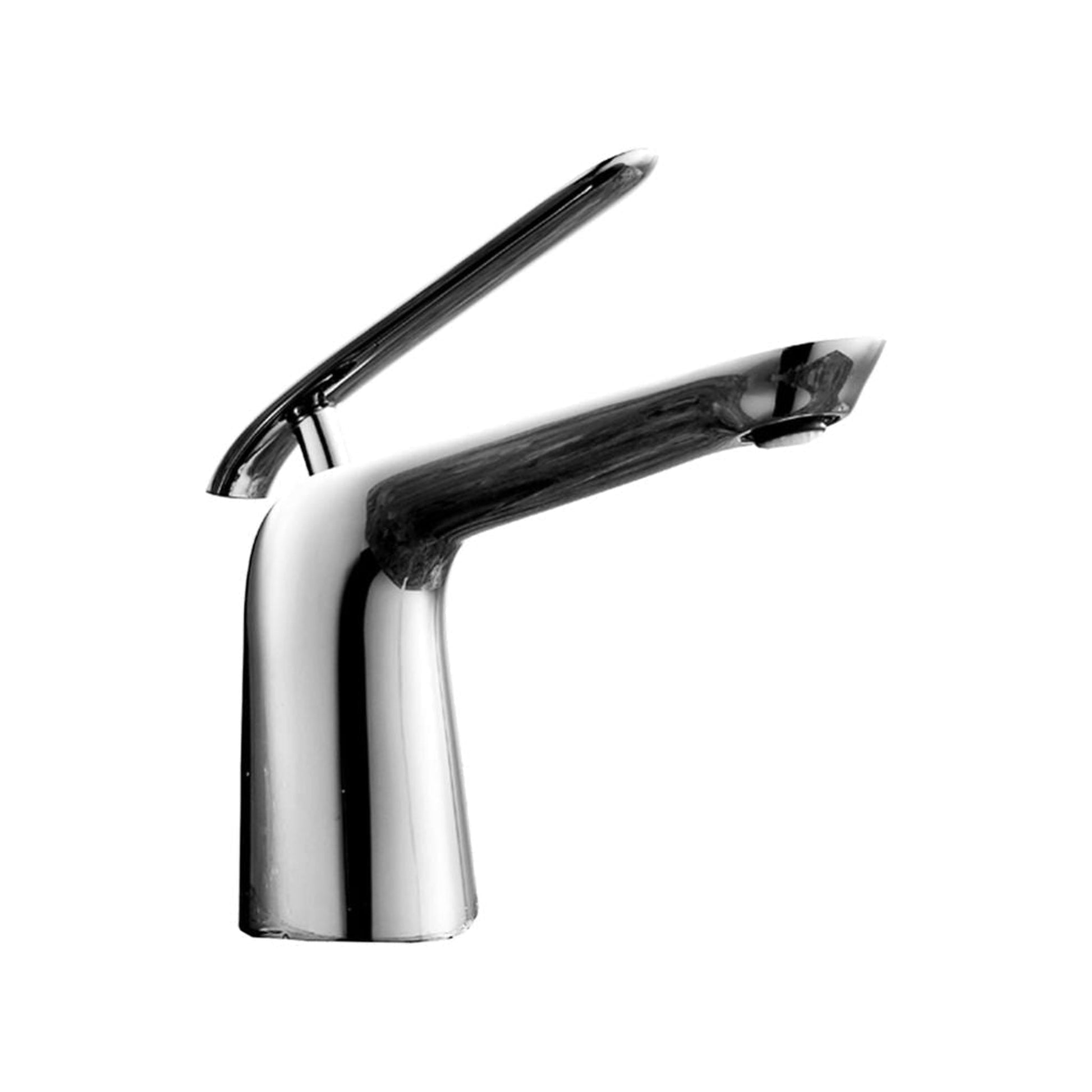 Blossom F01 106 5" x 6" Chrome Lever Handle Bathroom Sink Single Hole Faucet