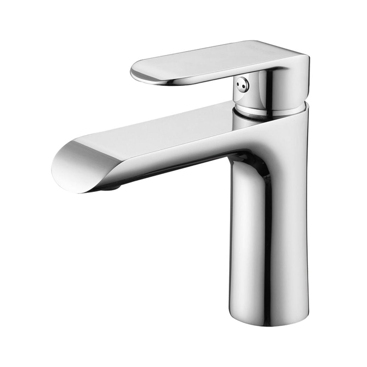 Blossom F01 111 5" x 6" Chrome Lever Handle Bathroom Sink Single Hole Faucet