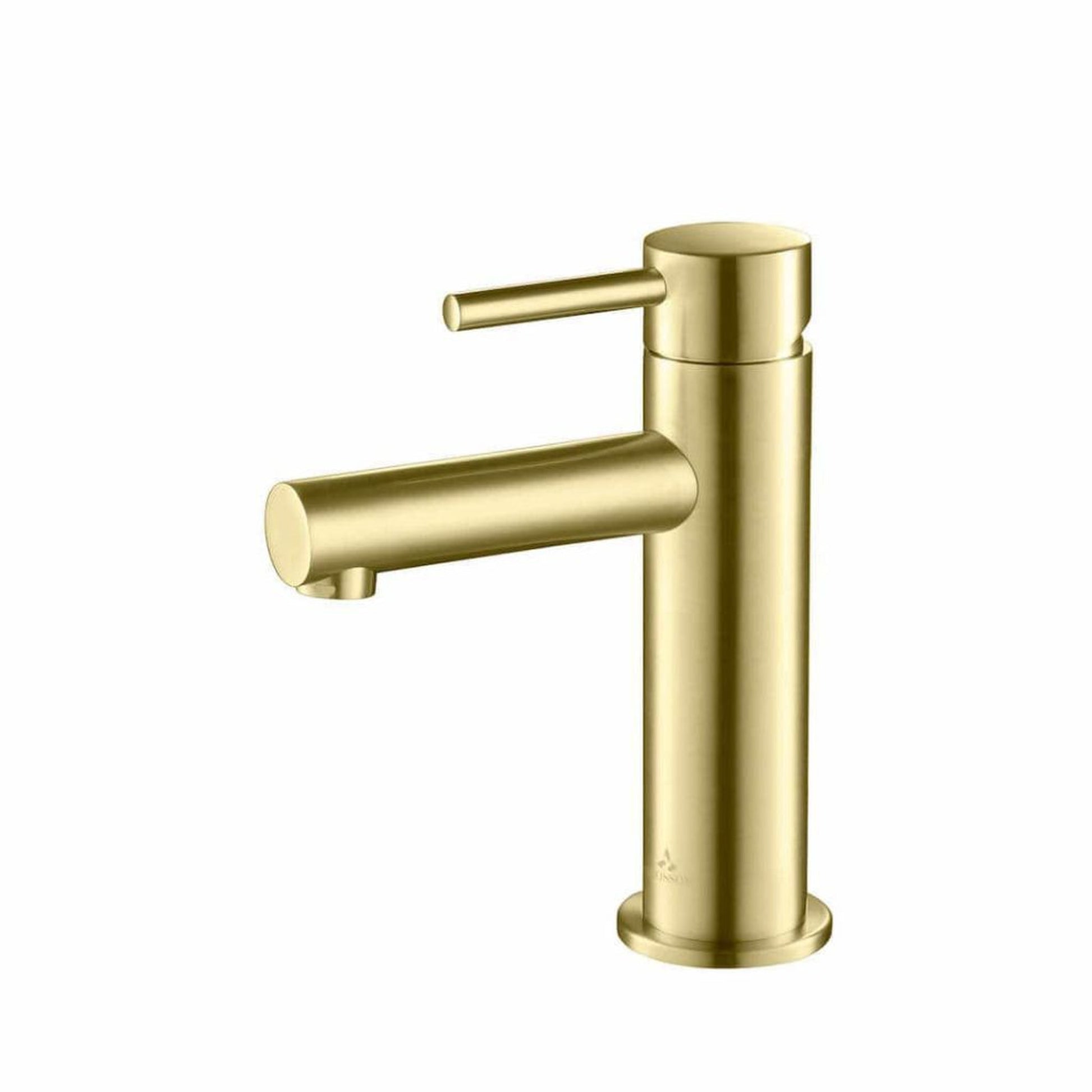 Blossom F01 116 4" x 7" Brushed Gold Lever Handle Bathroom Sink Single Hole Faucet