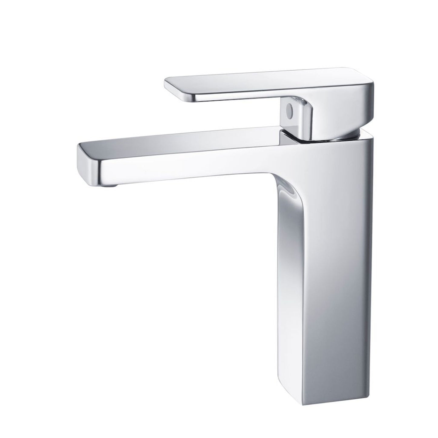 Blossom F01 118 5" x 6" Chrome Lever Handle Bathroom Sink Single Hole Faucet