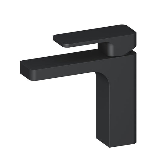 Blossom F01 118 5" x 6" Matte Black Lever Handle Bathroom Sink Single Hole Faucet