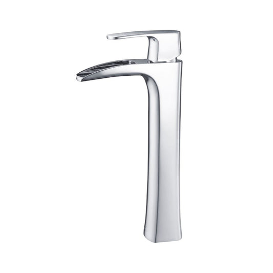 Blossom F01 305 5" x 13" Chrome Lever Handle Bathroom Sink Single Hole Faucet