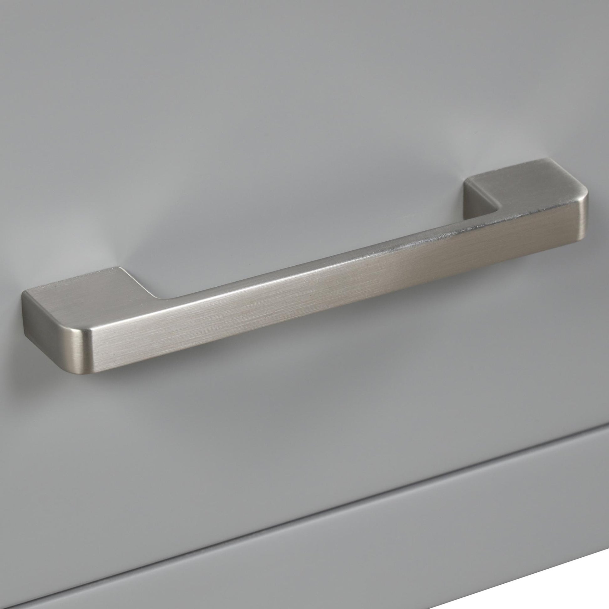 Blossom Geneva 24" 2-Door 1-Drawer Metal Gray Freestanding Solid Wood Single Vanity Base