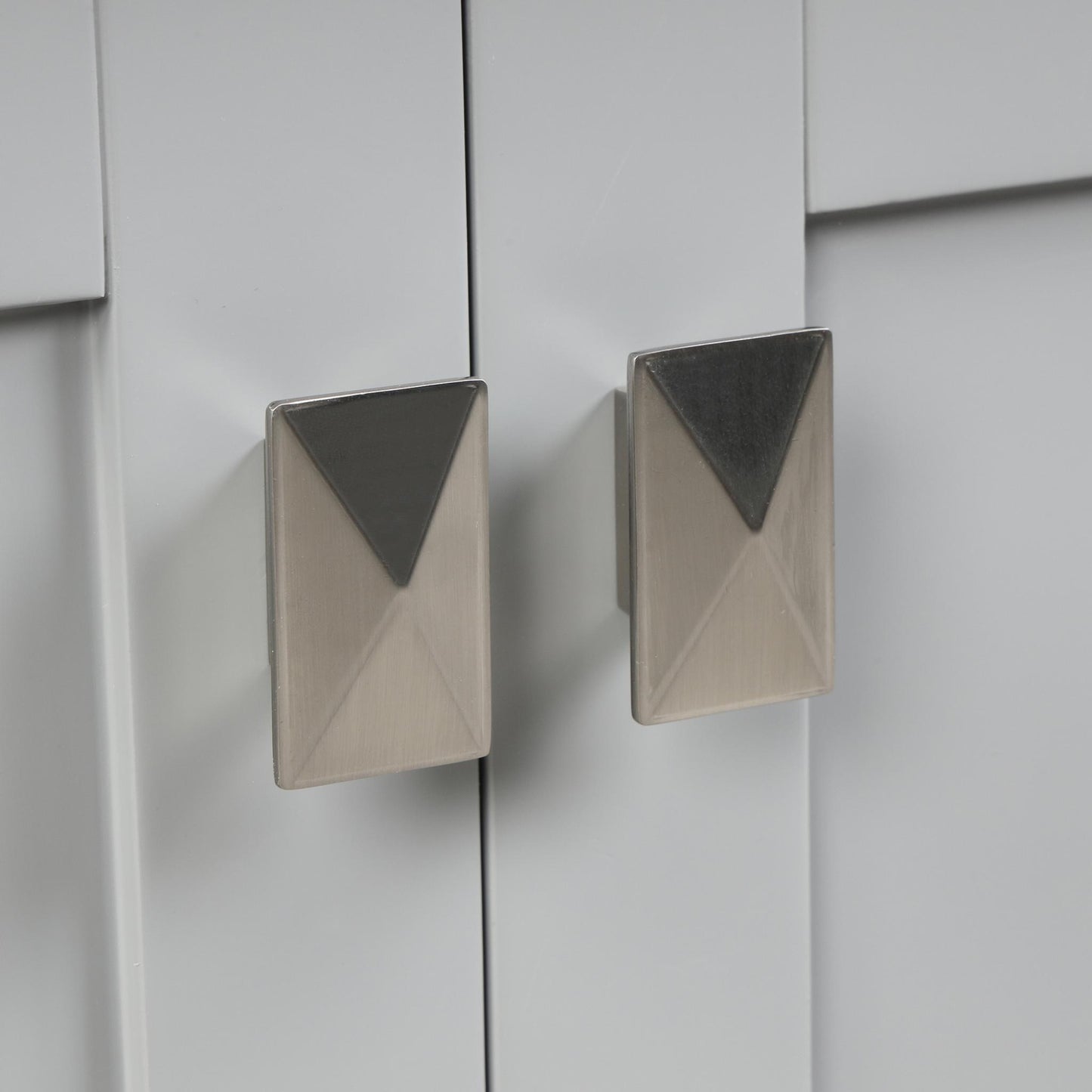 Blossom Geneva 30" 2-Door 1-Drawer Metal Gray Freestanding Solid Wood Single Vanity Base