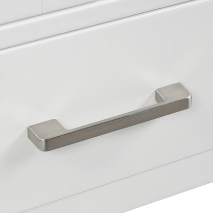 Blossom Geneva Brusheded Nickel Handles and Knobs for 60" Vanity Base