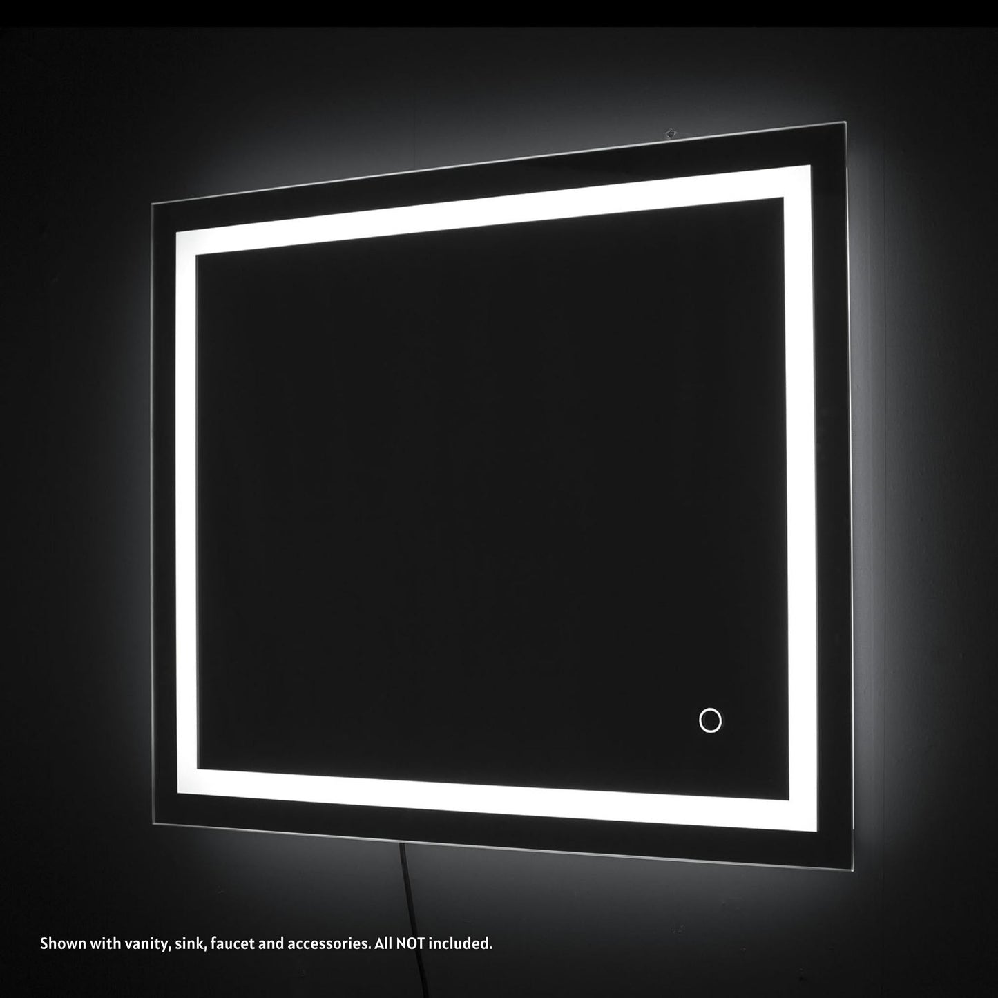 Blossom Lyra 36" x 30" Wall-Mounted Rectangle LED Mirror