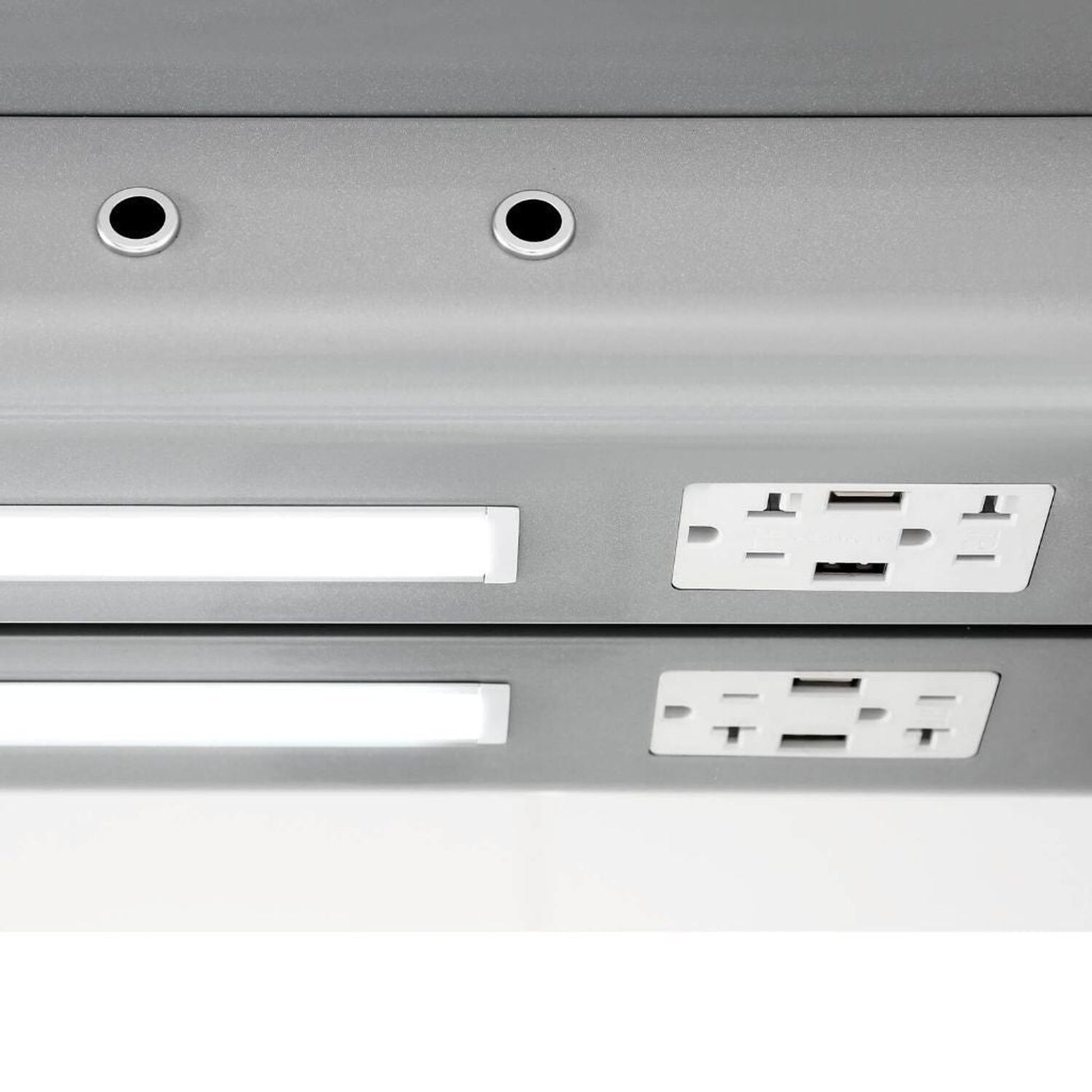 Blossom Pillar 30" x 32" Recessed or Surface Mount 2-Door LED Medicine Cabinet With 3 Adjustable Glass Shelves, Built-In Defogger, Dimmer, USB & Electrical Outlet
