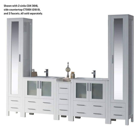 Blossom Sydney 102" White Freestanding Vanity Base