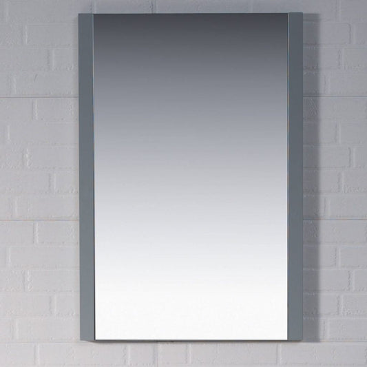 Blossom Sydney 16" x 32" Metal Gray Wall-Mounted Rectangle Mirror
