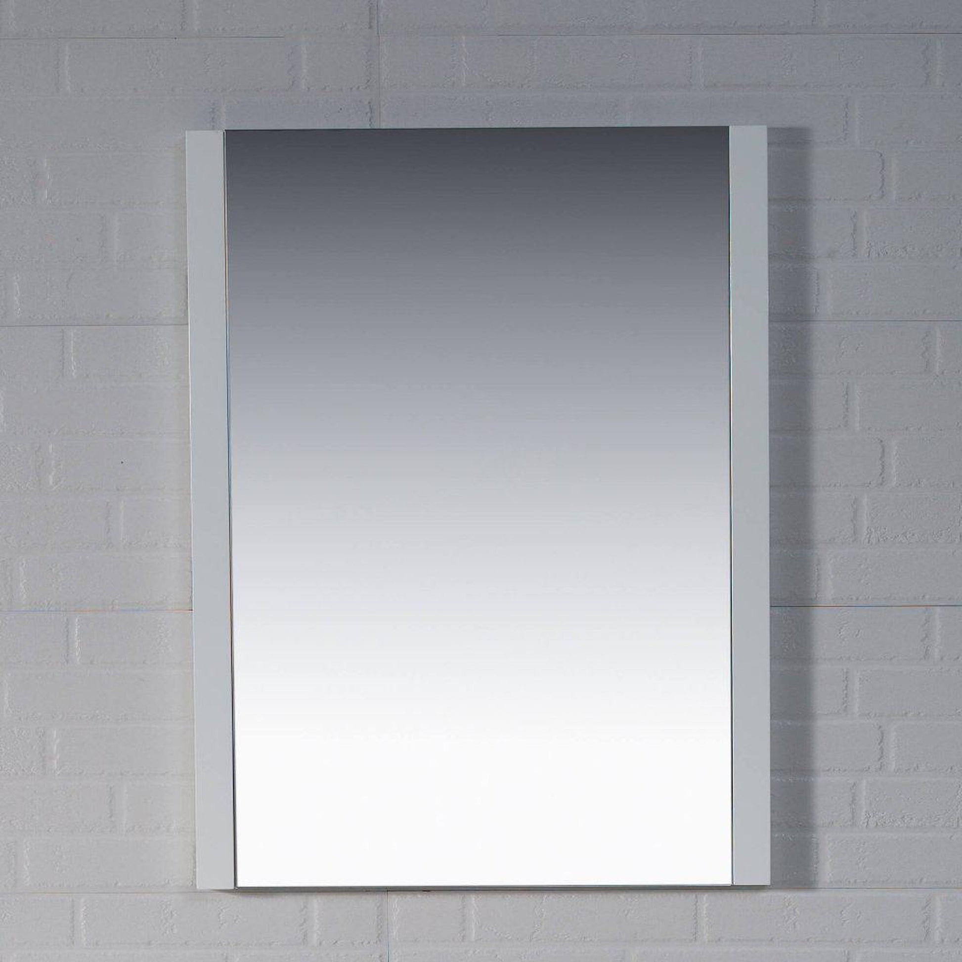 Blossom Sydney 16" x 32" White Wall-Mounted Rectangle Mirror