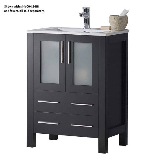 Blossom Sydney 24" Espresso Freestanding Vanity Base