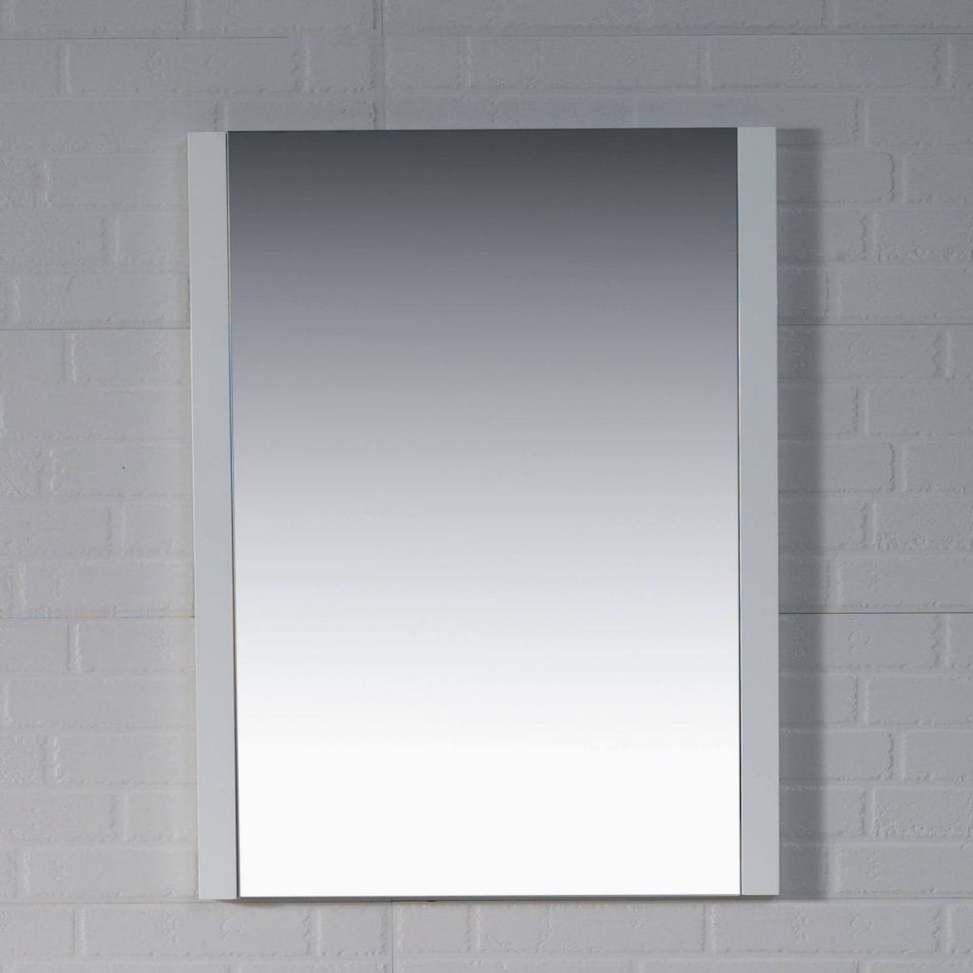 Blossom Sydney 24" x 32" White Wall-Mounted Rectangle Mirror