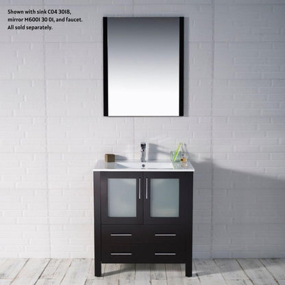 Blossom Sydney 30" Espresso Freestanding Vanity Base