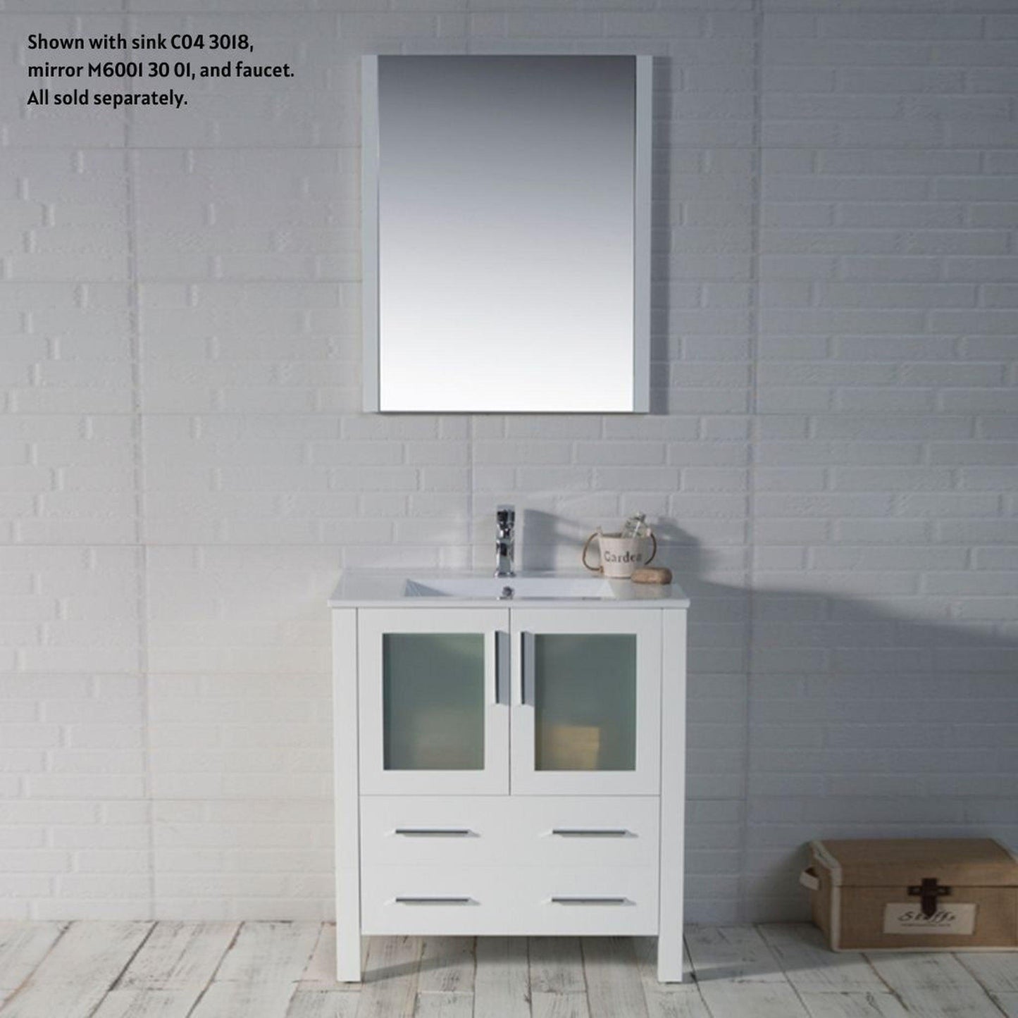 Blossom Sydney 30" White Freestanding Vanity Base