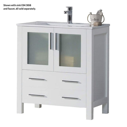 Blossom Sydney 30" White Freestanding Vanity Base