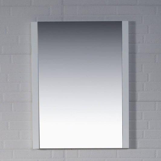 Blossom Sydney 30" x 32" White Wall-Mounted Rectangle Mirror