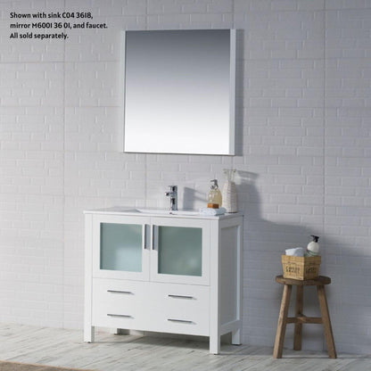 Blossom Sydney 36" White Freestanding Vanity Base