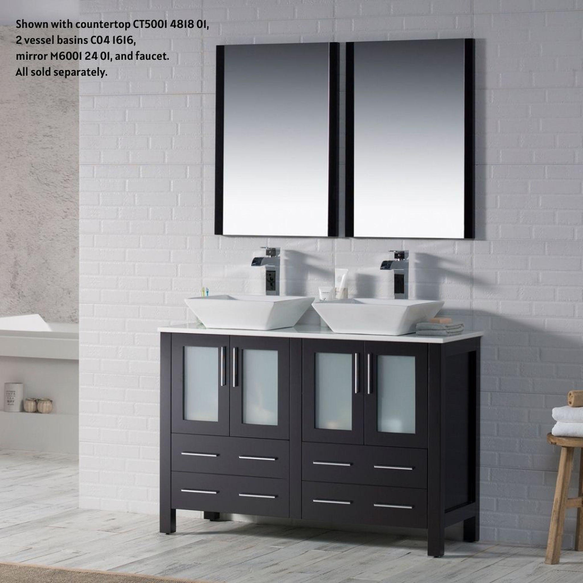 Blossom Sydney 48" Espresso Freestanding Vanity Base