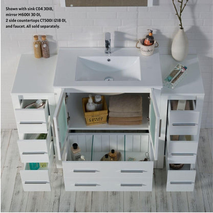 Blossom Sydney 54" White Freestanding Vanity Base