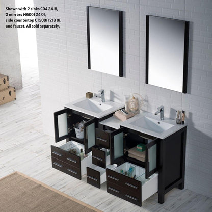 Blossom Sydney 60" Espresso Freestanding Vanity Base