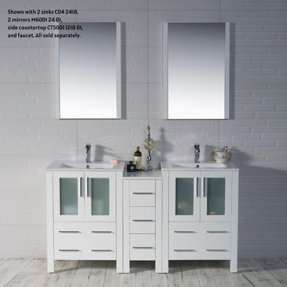 Blossom Sydney 60" White Freestanding Vanity Base