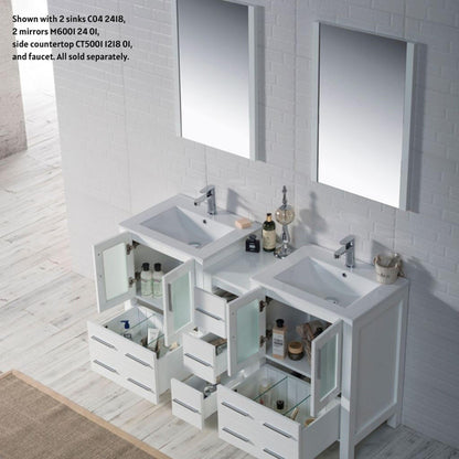 Blossom Sydney 60" White Freestanding Vanity Base