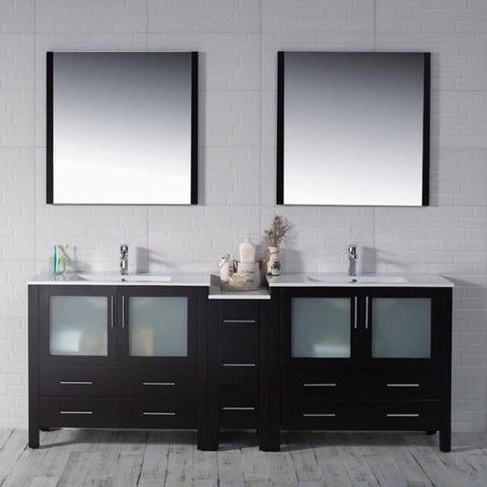 Blossom Sydney 84" Espresso Freestanding Vanity Base