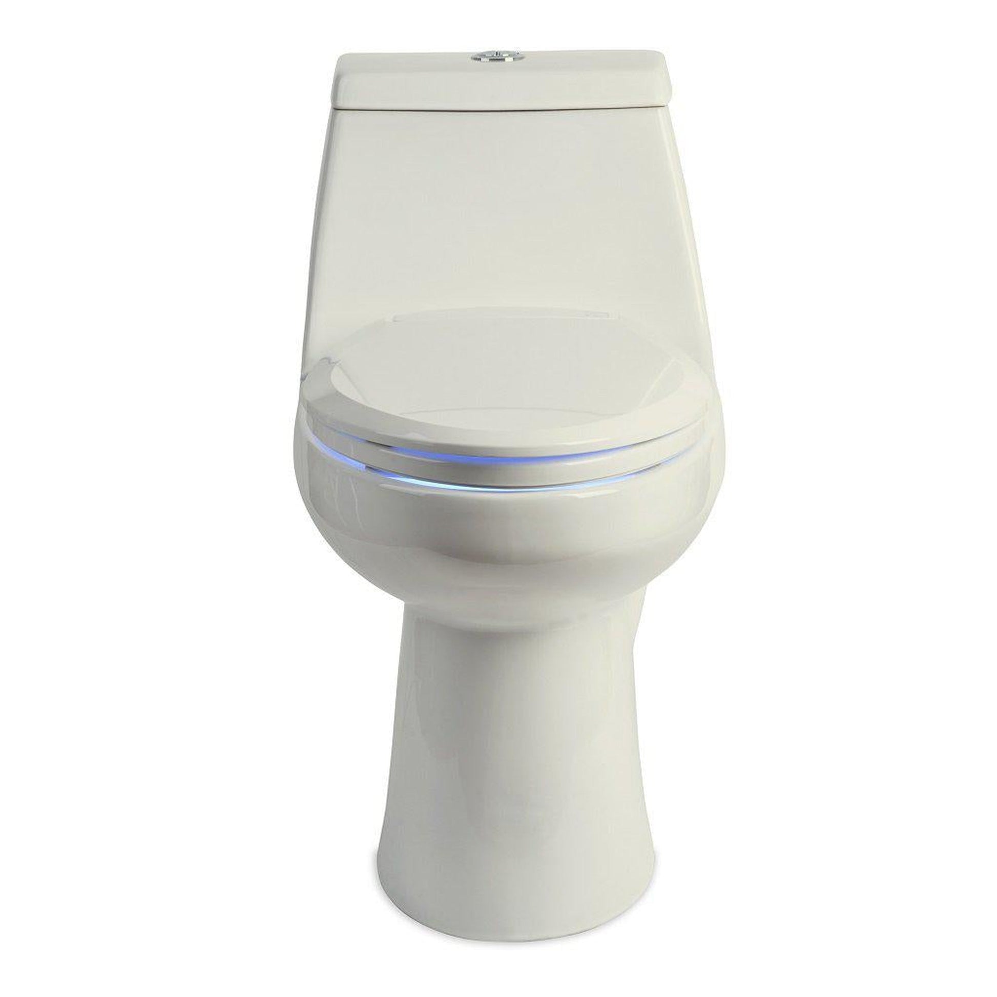 Brondell L60 LumaWarm Heated Nightlight Round Toilet Seat Biscuit