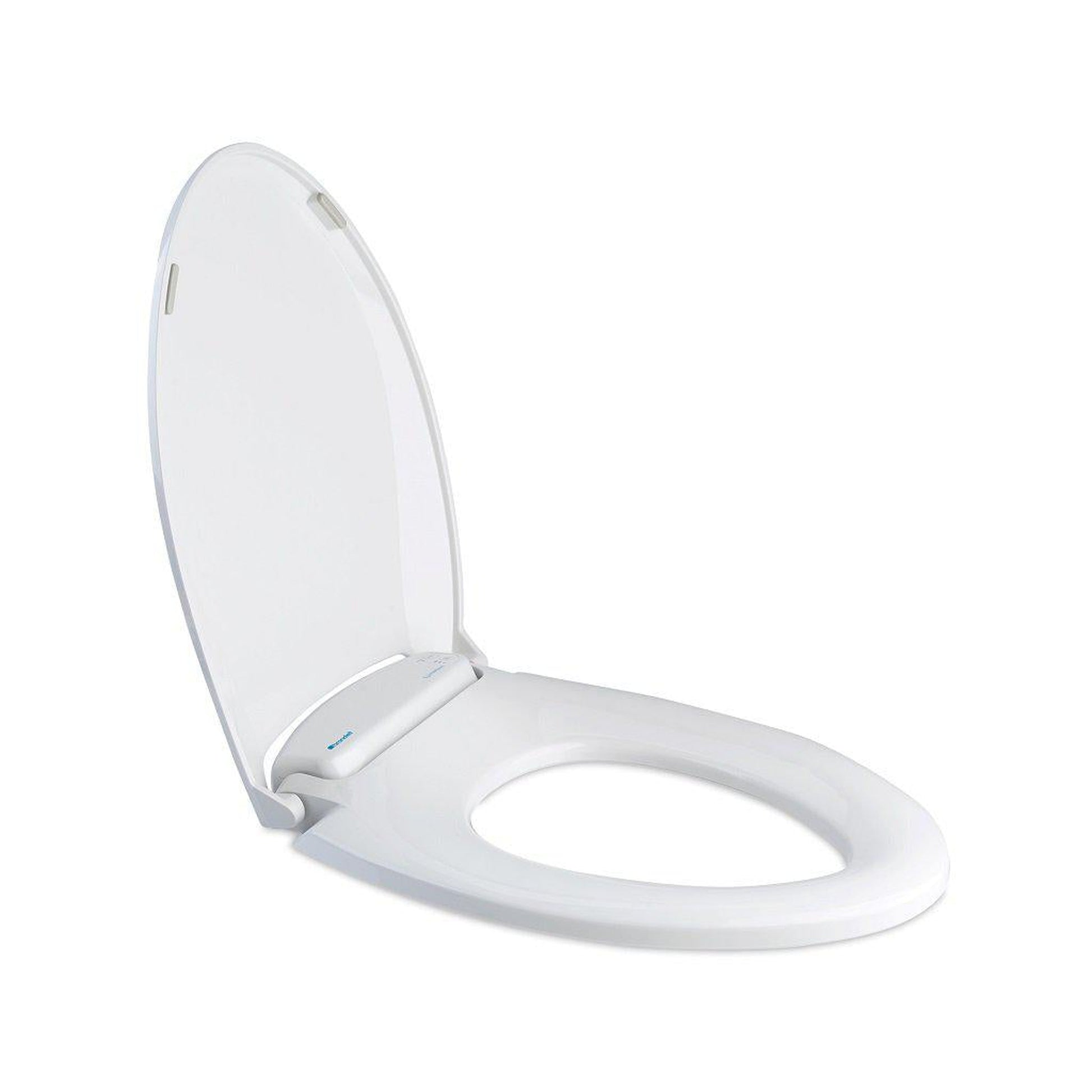 Brondell LumaWarm 20" White Elongated Electric Heated Nightlight Luxury Toilet Seat