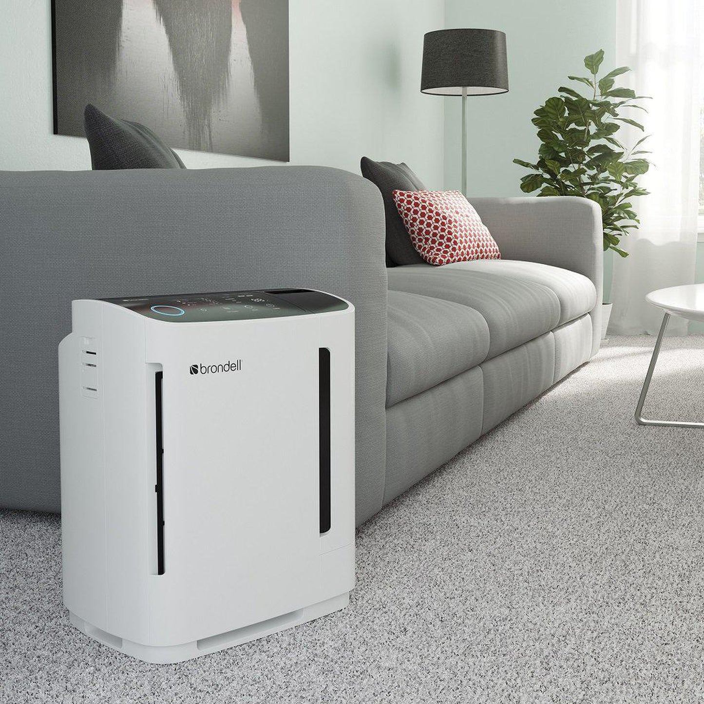 Brondell O2+ Revive PR50 White True HEPA Air Purifier & Humidifier