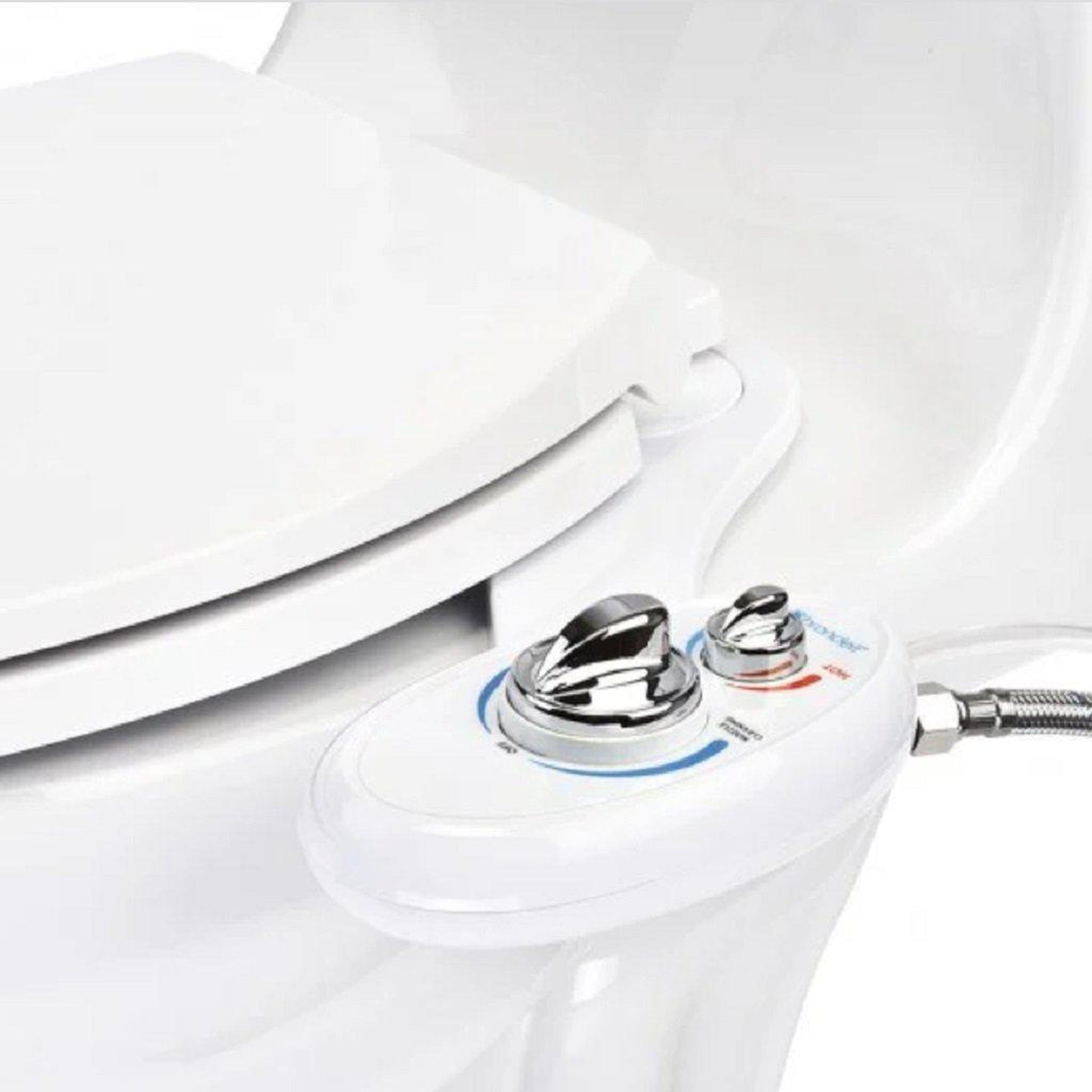 Brondell SouthSpa Left-Handed Dual Temperature Single Nozzle Bidet Toilet Attachment