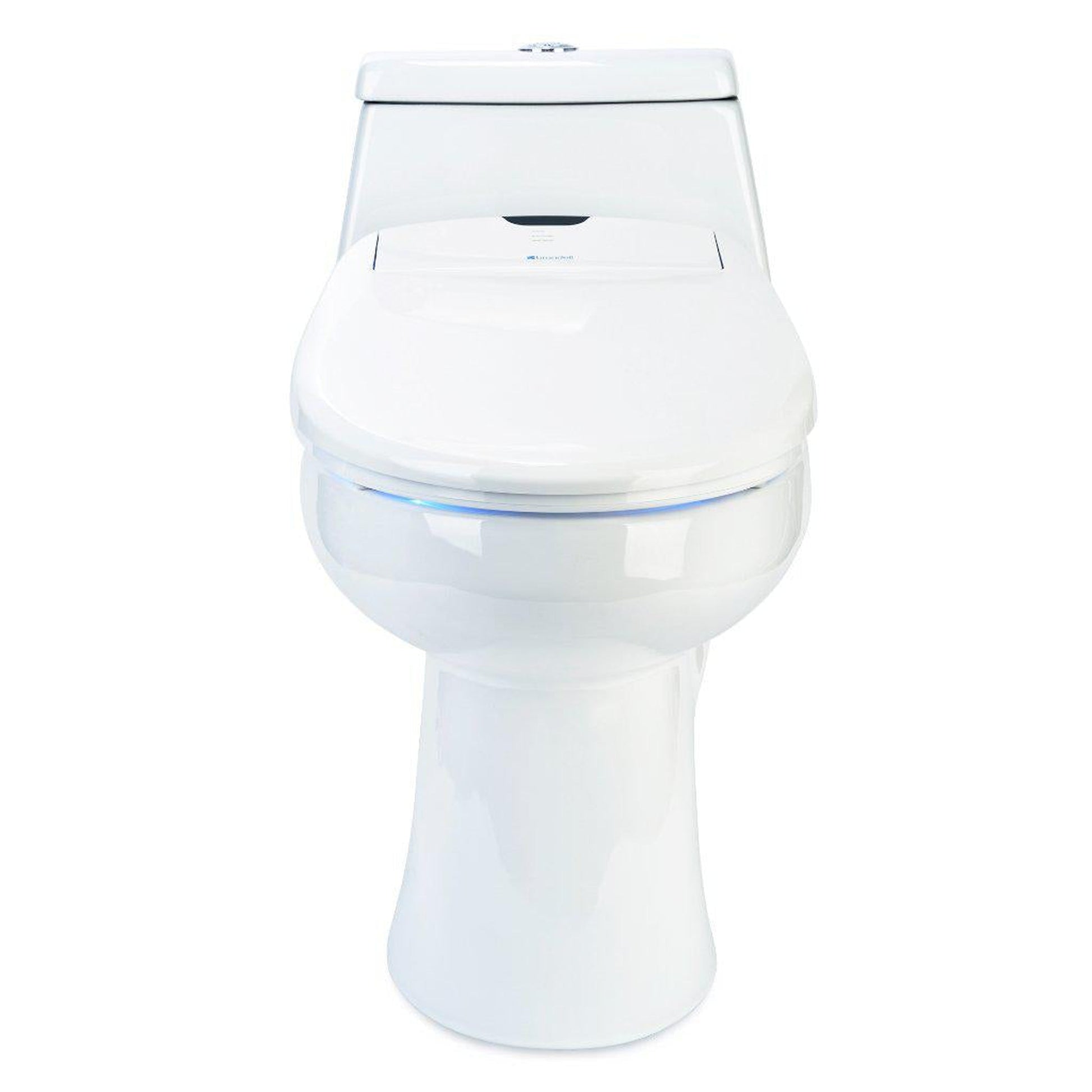 Brondell Swash 1400 19.55" White Round Electric Luxury Bidet Toilet Seat With Wireless Remote Control