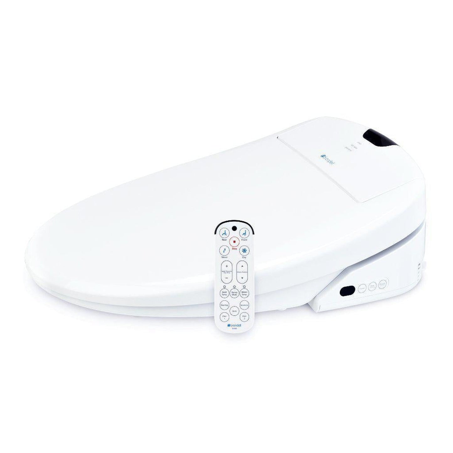 Brondell Swash 1400 20.43" White Elongated Electric Luxury Bidet Toilet Seat With Wireless Remote Control