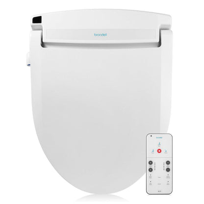 Brondell Swash Select BL97 20.7" White Elongated Electric Essential Bidet Toilet Seat With Wireless Remote Control