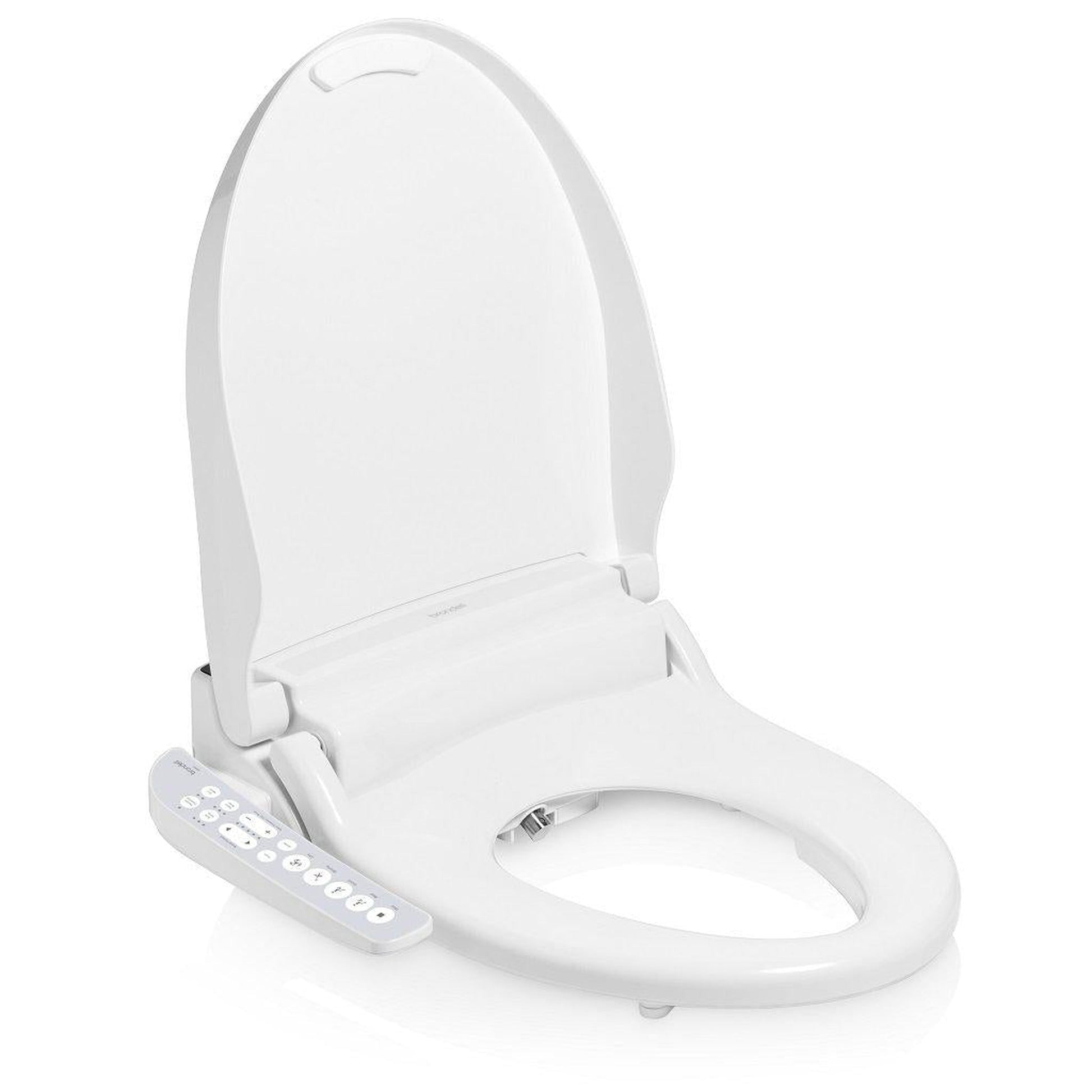 Brondell Swash Select DR801 20.7" White Elongated Electric Advanced Bidet Toilet Seat With Side Control Panel