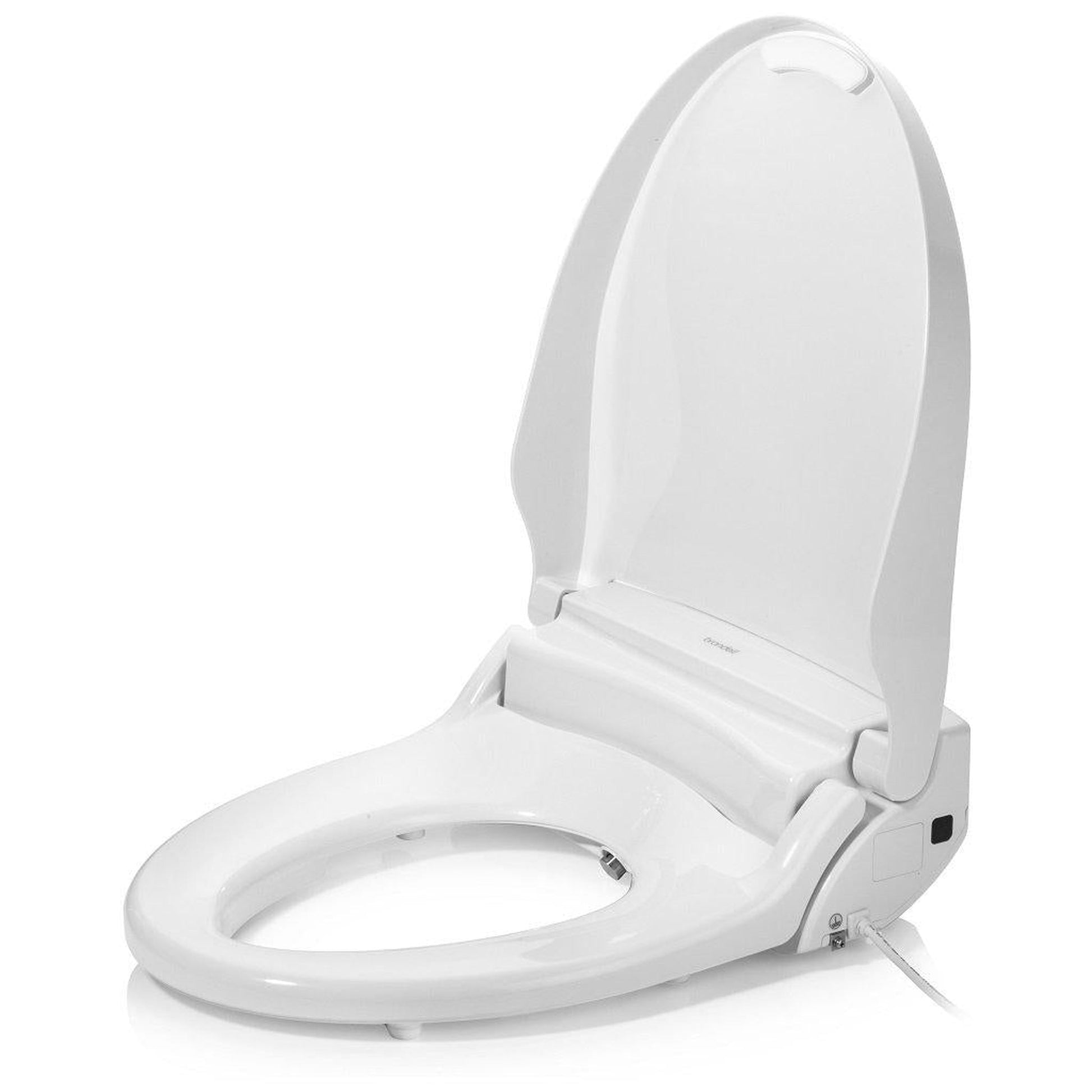 Brondell Swash Select DR802 20.7" White Elongated Electric Luxury Bidet Toilet Seat With Wireless Remote Control