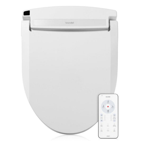 Brondell Swash Select EM617 20.7" White Elongated Electric Advanced Bidet Toilet Seat With Wireless Remote Control