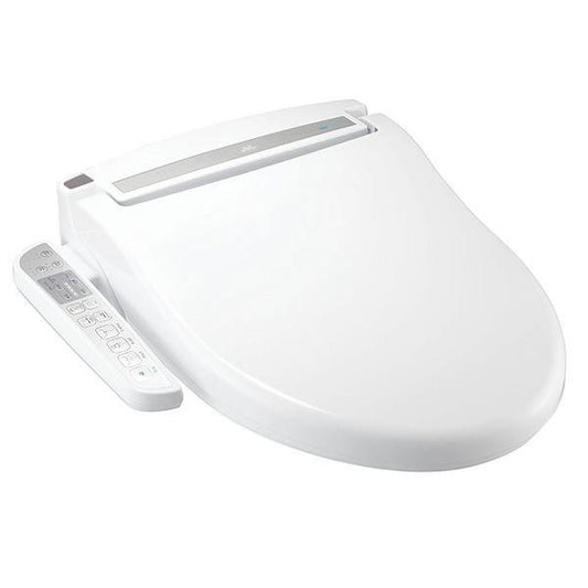 CleanSense DIB-1500-RW White Advanced Round Bidet Seat With Side Panel Control and Energy Efficient Water Heating System