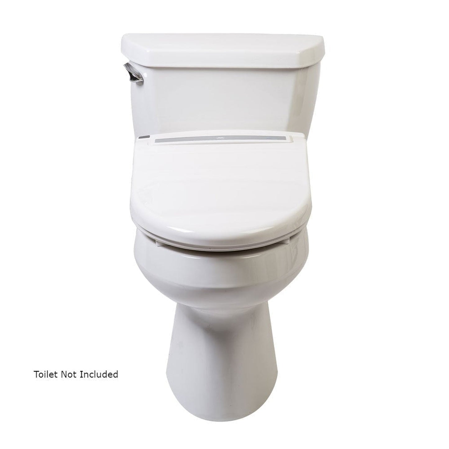 CleanSense DIB-1500R-EW-220 White Advanced Elongated Bidet Seat With LCD Remote Control and Energy Efficient Water Heating System 220V