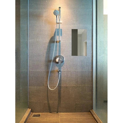 ClearMirror 12" x 12" Fog-Free Wall-Mounted Shower Mirror With Heating Pad